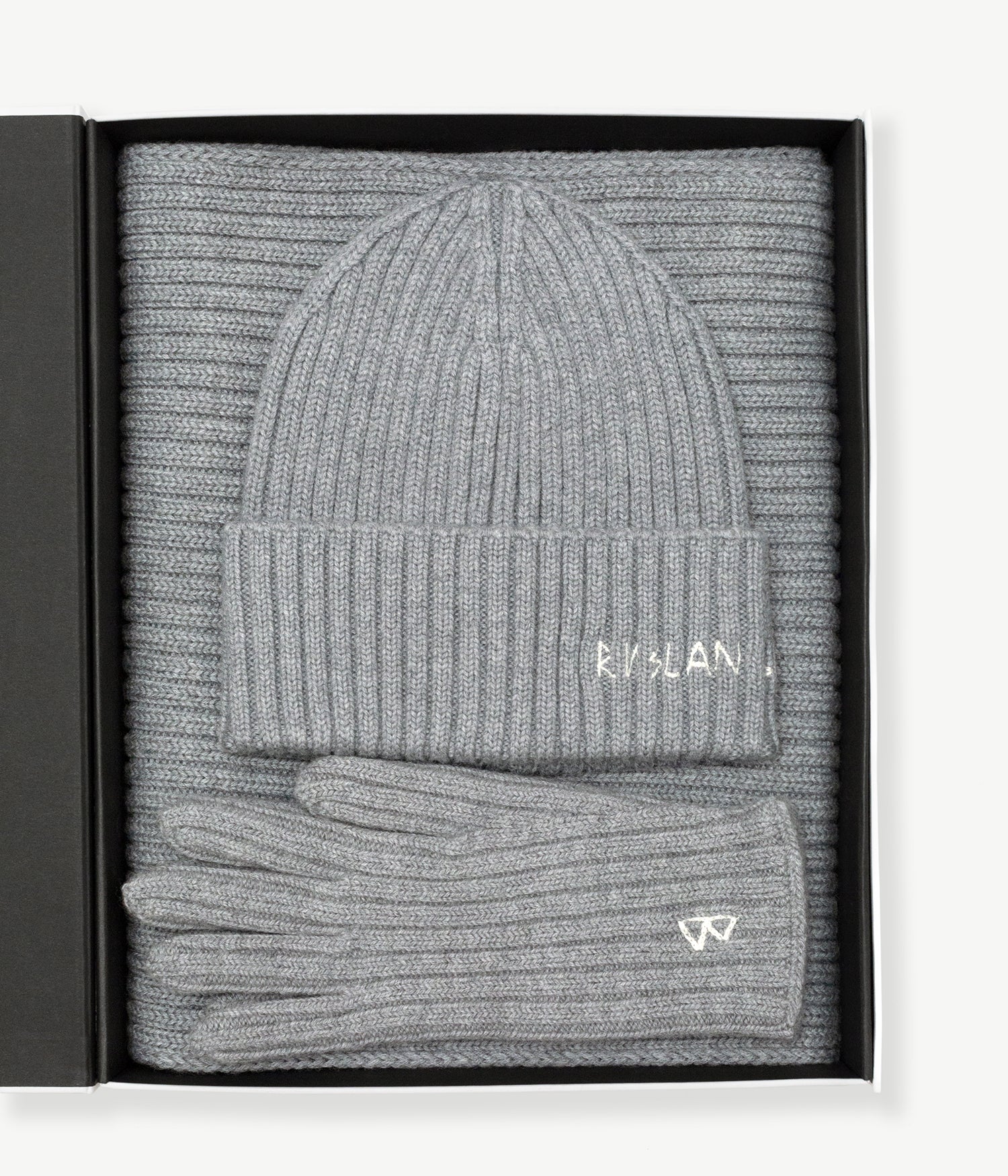 Gift Set: Scarf + Beanie + Gloves (with Gift Box)
