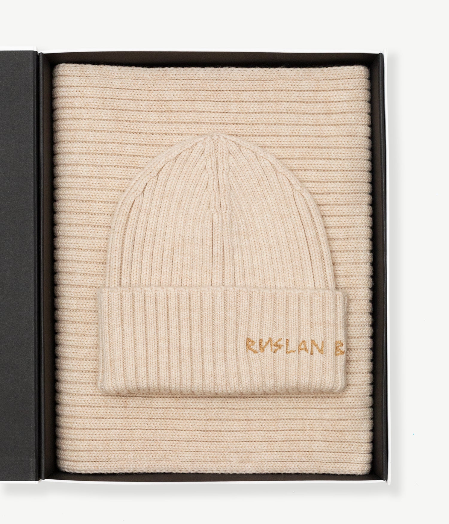 Gift Set: Scarf + Beanie (with Gift Box)