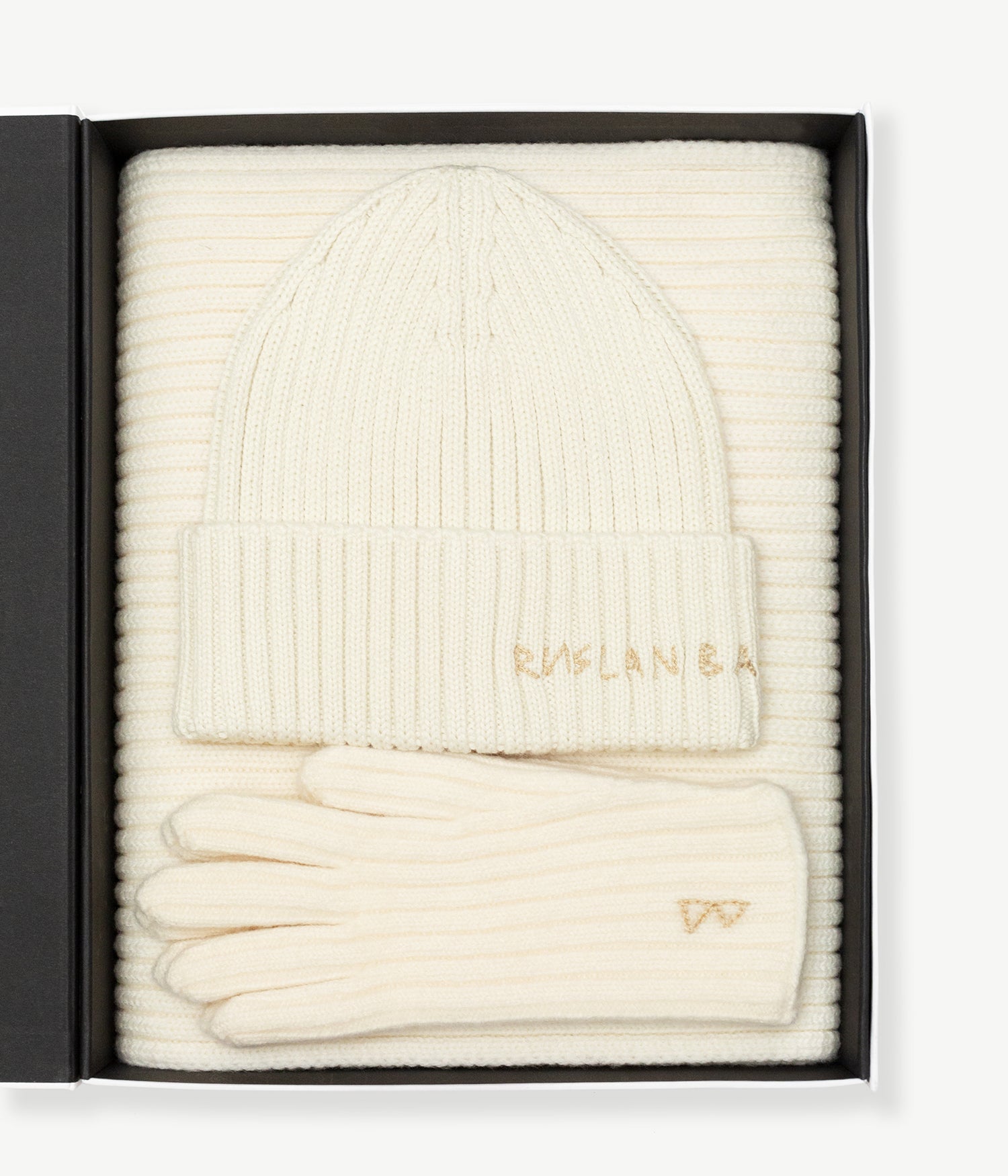 Gift Set: Scarf + Beanie + Gloves (with Gift Box)