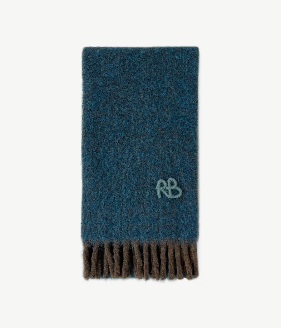 Photo, Scarf, Fringed Alpaca-blend Scarf Mid