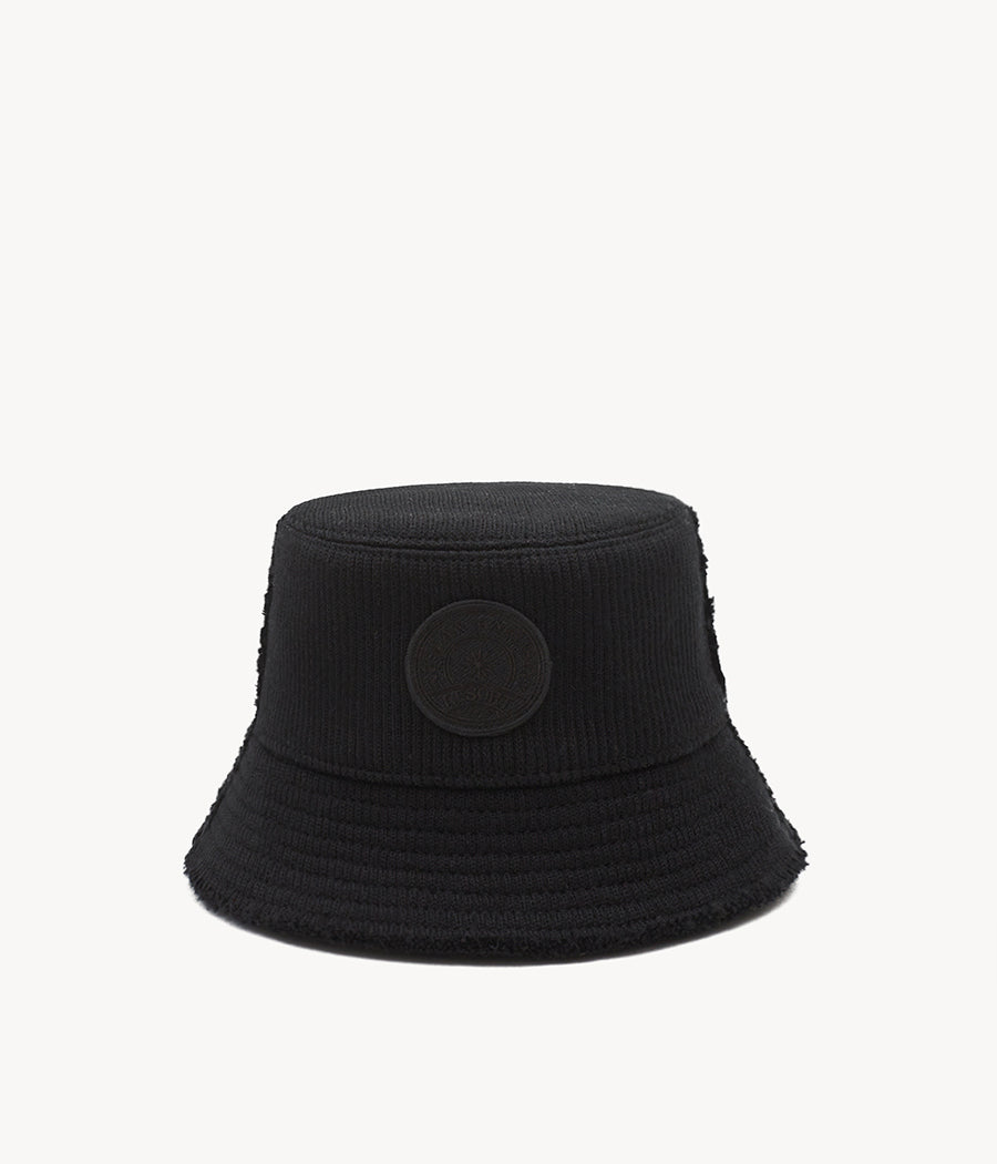 Patch-embellished Bucket Hat