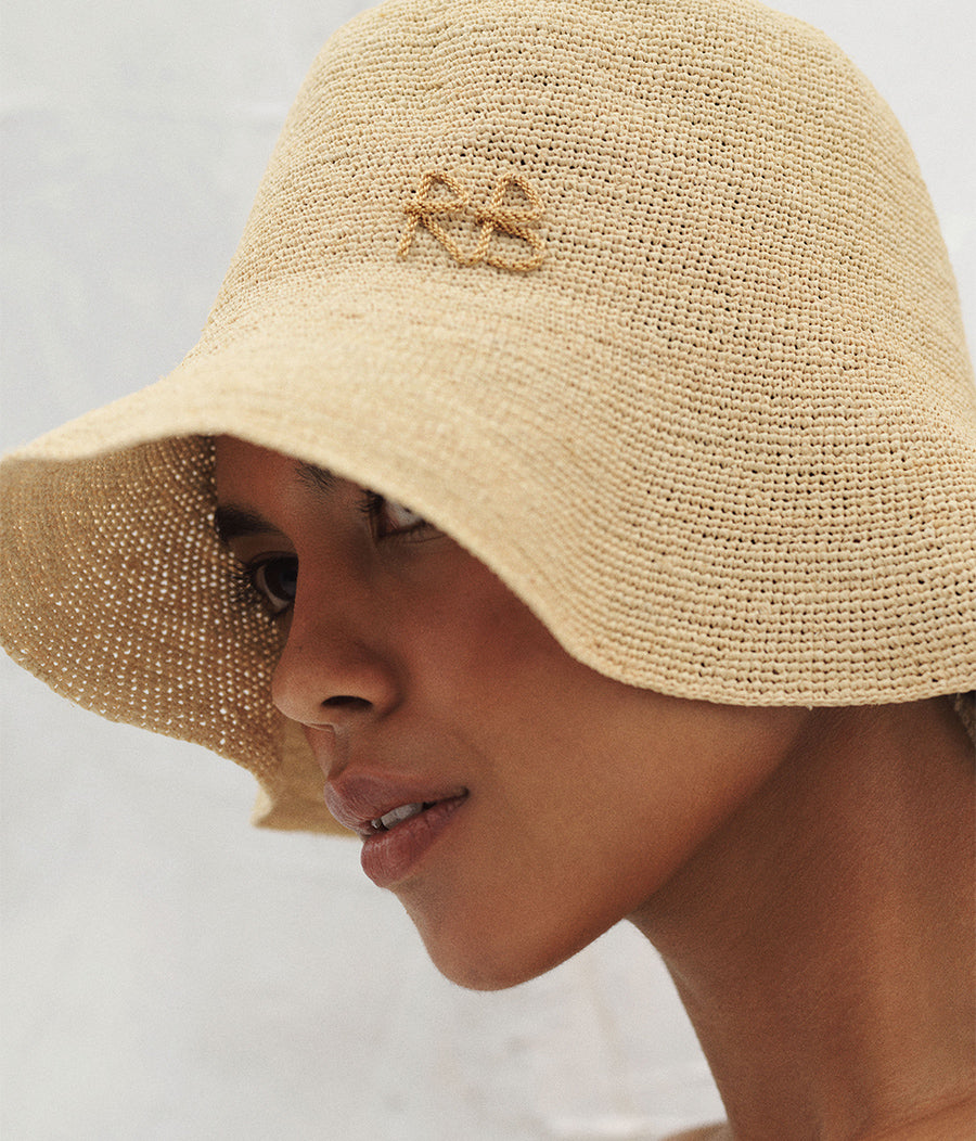 Photo, Bucket Hat, Monogram-embellished Bucket Hat