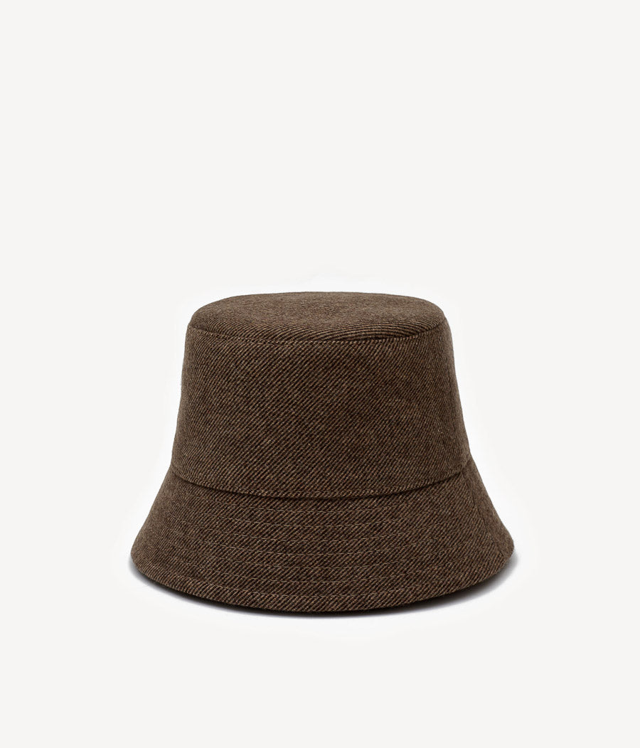 Lampshade Wool-blend Bucket Hat