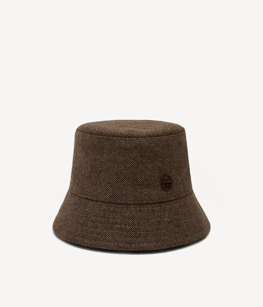 Lampshade Wool-blend Bucket Hat