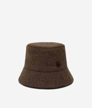 Lampshade Wool-blend Bucket Hat