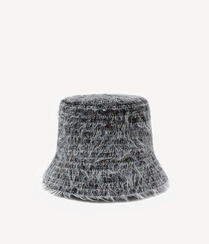 Shaggy Cotton-blend Bucket Hat