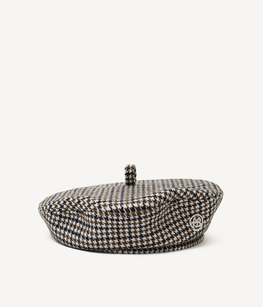 Houndstooth Beret BRT113-APV-PT-GL-RWRB-XS Ruslan Baginskiy