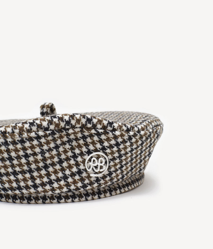 Houndstooth Beret BRT113-APV-PT-GL-RWRB-XS Ruslan Baginskiy