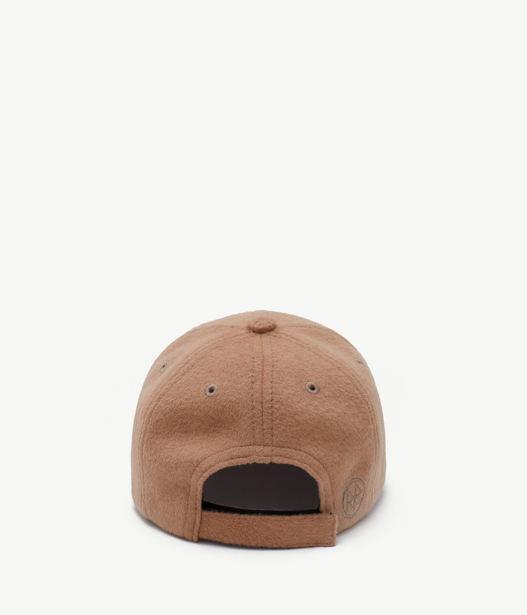 New Era NY felt cap in beige