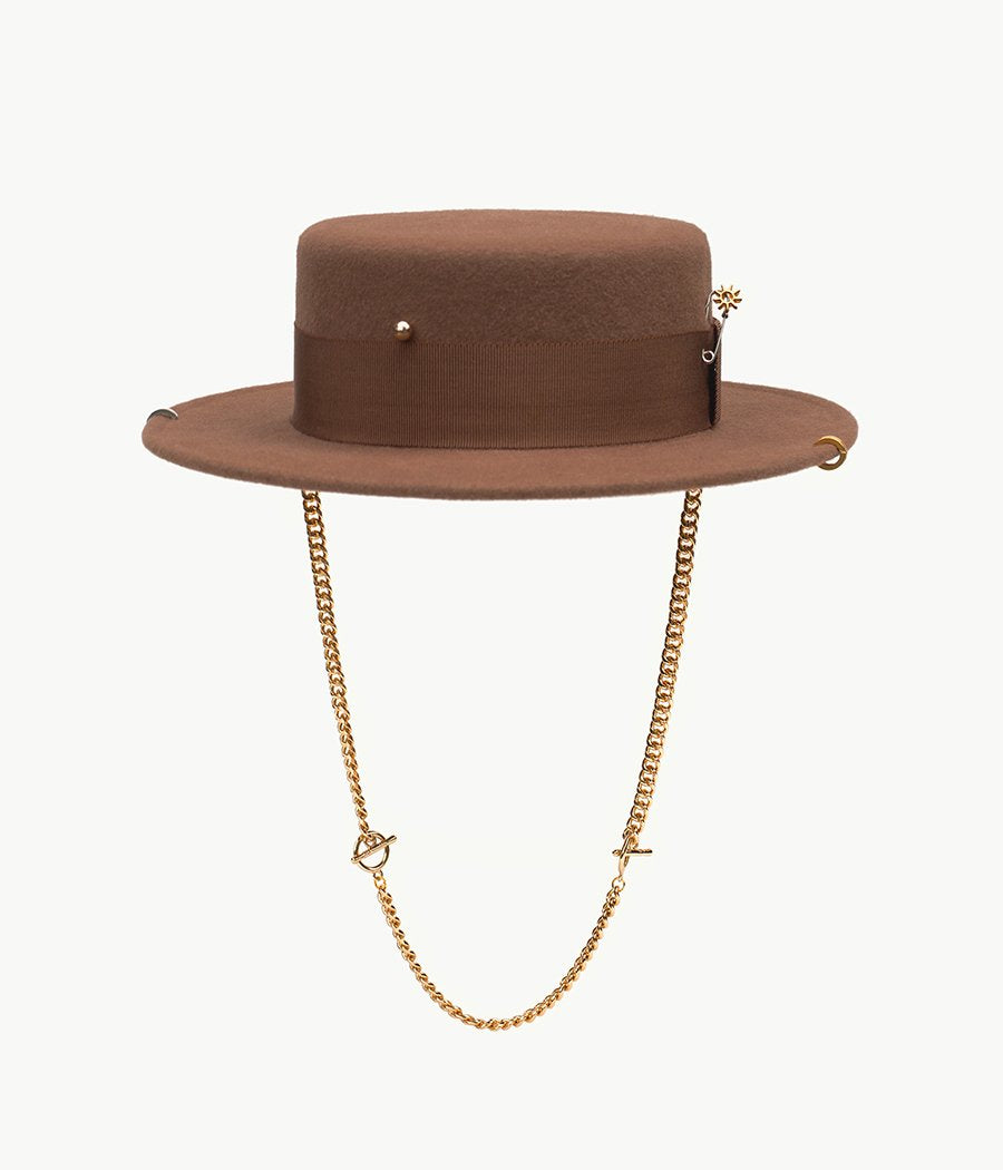 Produkty, Piercing Canotier Hat CNT037-F-PRS-CHA-XS Ruslan Baginskiy