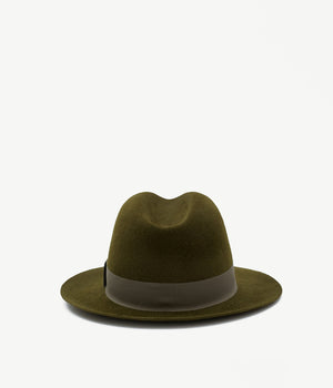 Dark Green Fedora Hat