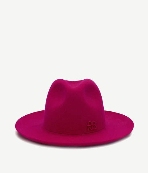 ハット RUSLAN BAGINSKIY 'Monogram-embellished Fedora' hat Monogram-embellished Fedora Hat • Ruslan Baginskiy Hats