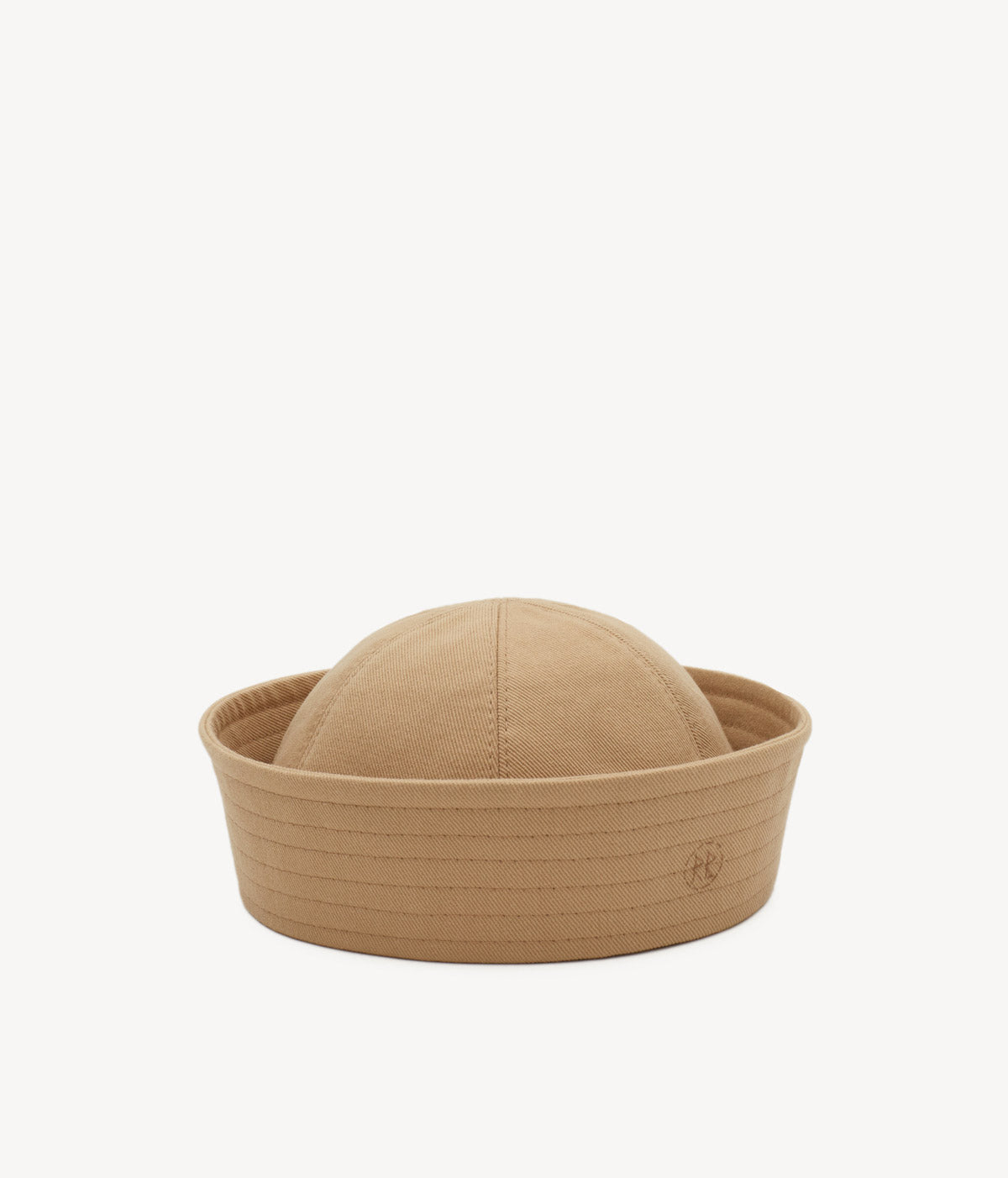 Ruslan Baginskiy SS2022, Monogram-embellished Sailor Hat SAH036-C2-XS Ruslan Baginskiy