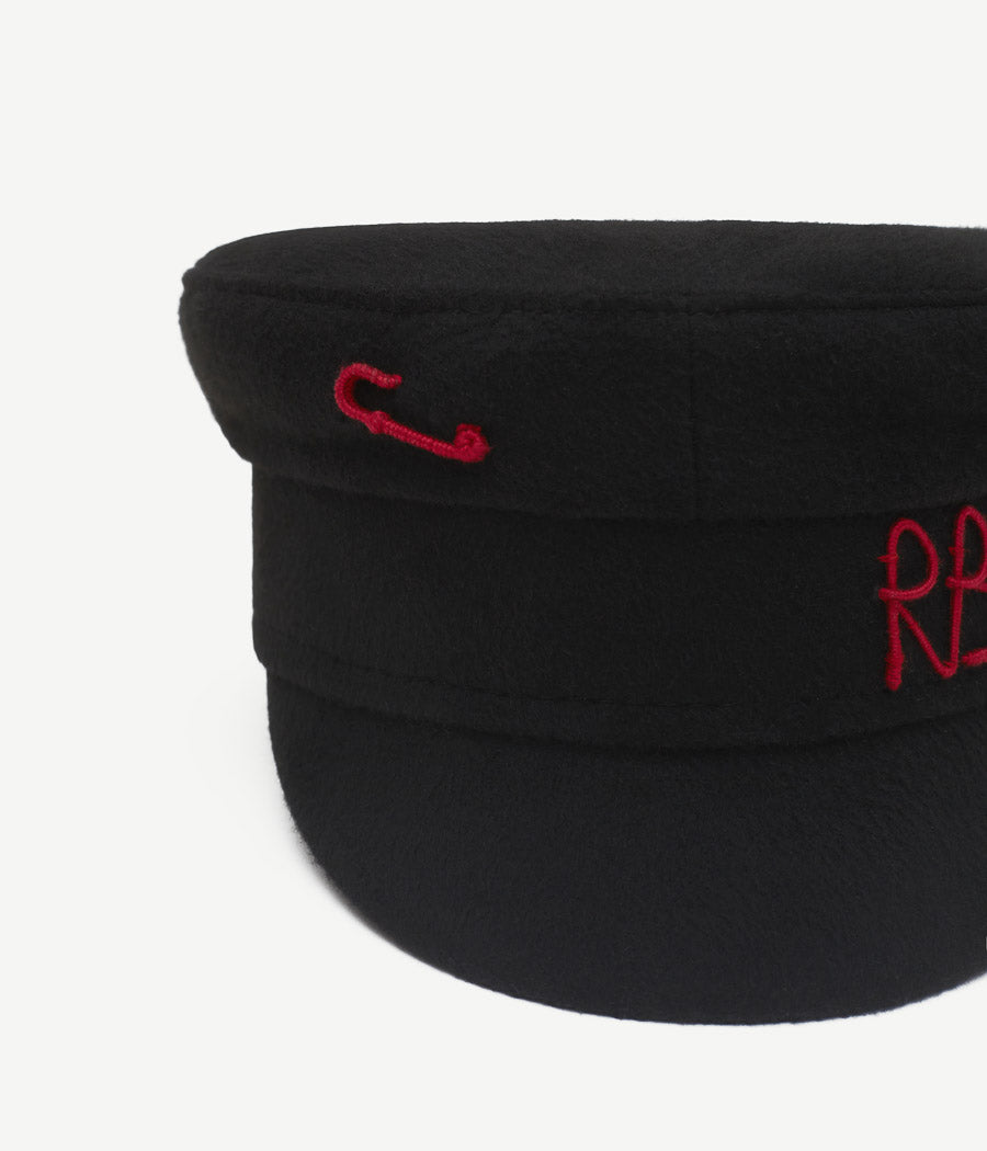 Photo, Baker Boy Cap, Safety-pin Baker Boy Cap