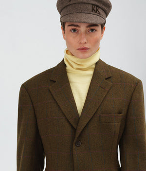 Monogram-embroidered Wool-blend Baker Boy Cap KPC09-WP-XXS Ruslan Baginskiy