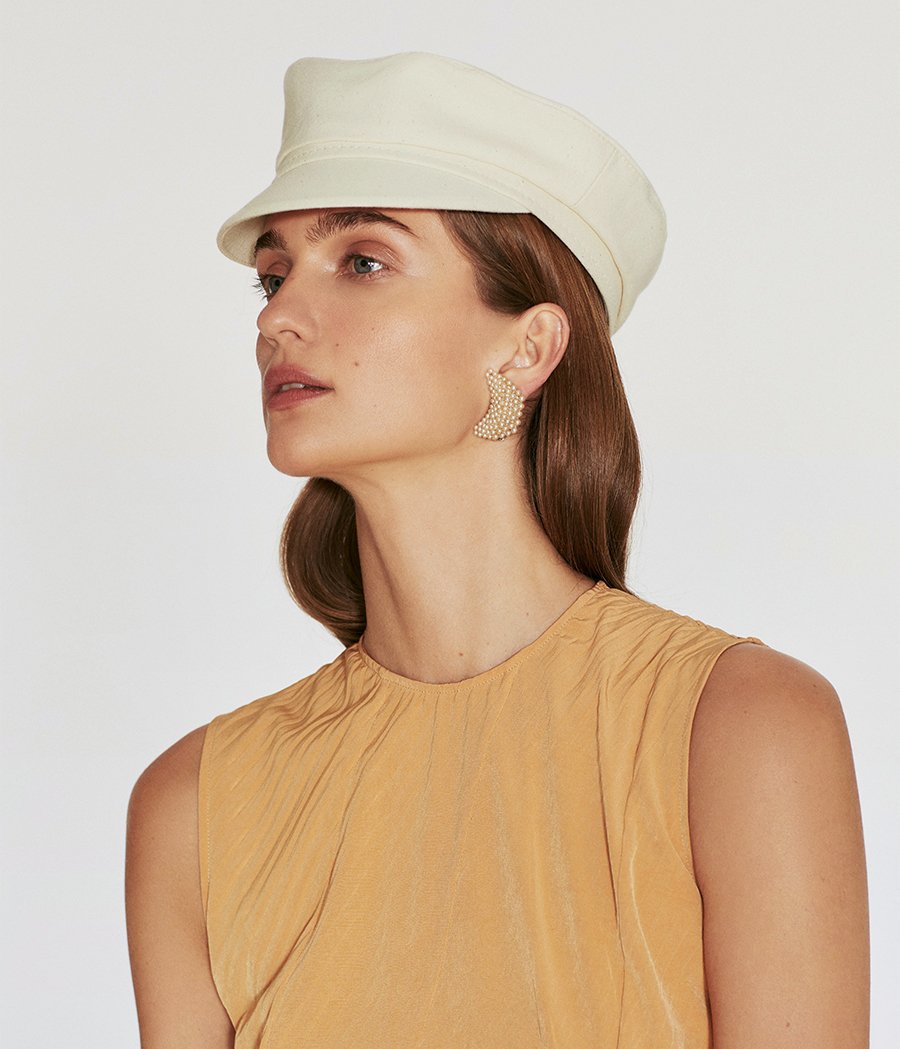 Light Beige Cotton cap