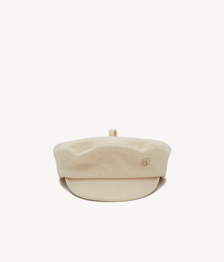 Monogram-embroidered Cap/Beret
