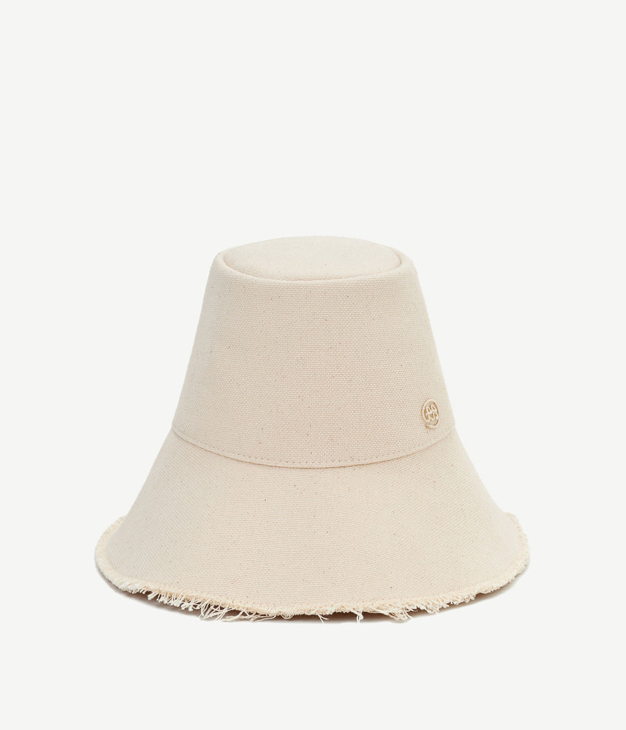 Summer Sale 2026, Monogram-embellished Wide-Brim Bucket Hat PNM035-C-RWRB-BHR-SM Ruslan Baginskiy