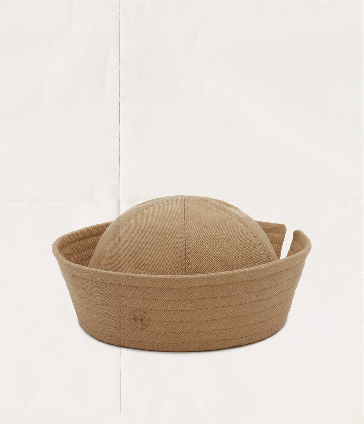 Ruslan Baginskiy SS2022, Monogram-embellished Sailor Hat SAH036-C2-XS Ruslan Baginskiy