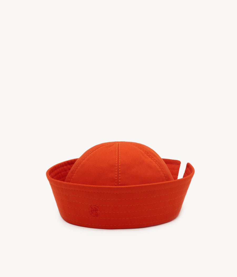 Monogram-embroidered Sailor Hat